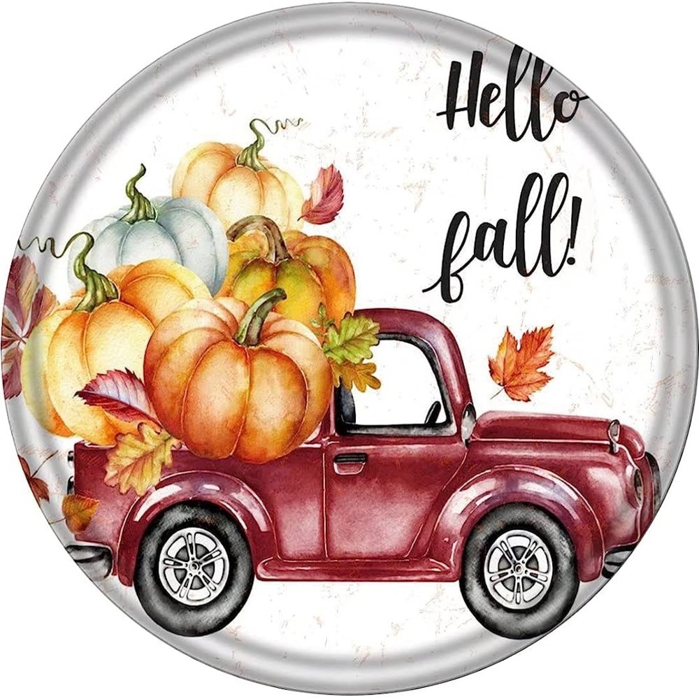 Fall Tin Sign